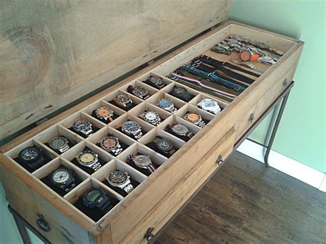 cool ways to display watches.